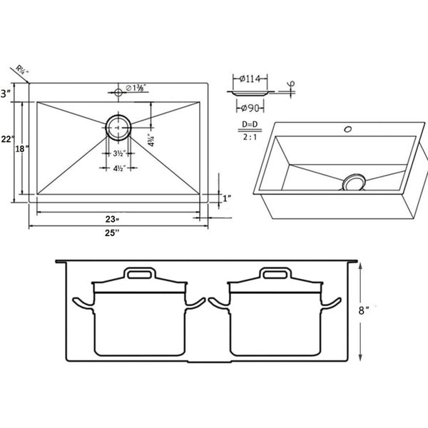 Dimensions du produit