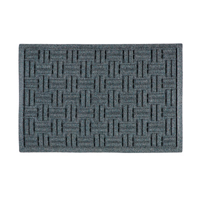 Paxley Non-Slip Geometric Outdoor Doormat