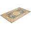 Tapis de couloir bleu / beige noué à la main de conception unique 8 pi 3 po x 13 pi 6 po Oakhur