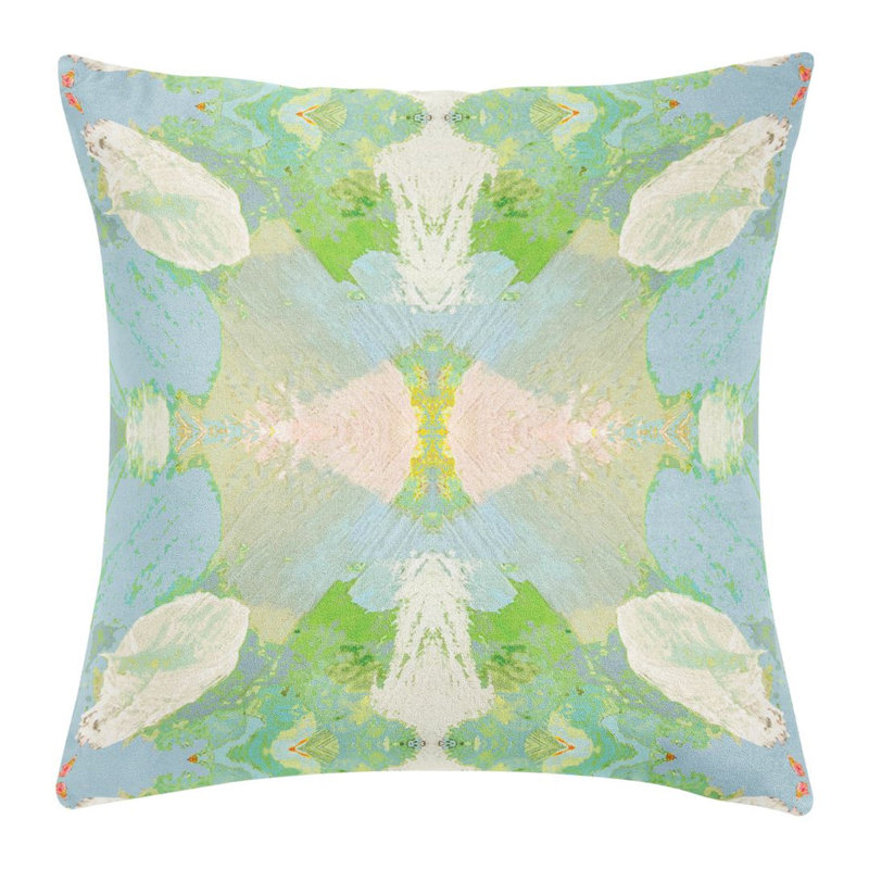 Elephant Falls 22x22 Throw Pillow