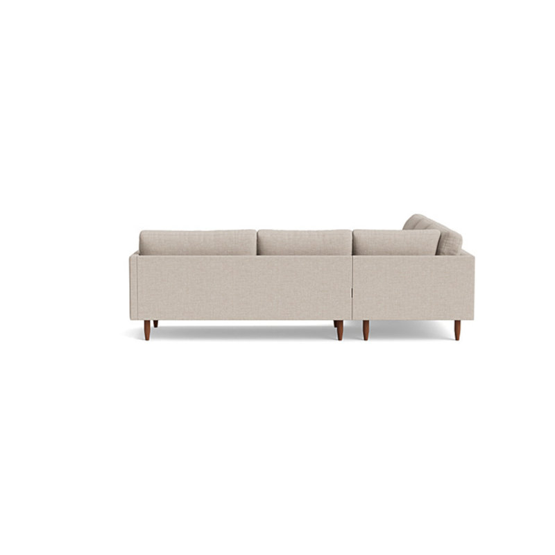 Skinny Fat Sectional, Performance Weave - Natural, Left Hand Facing
