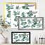 Feuilles d'eucalyptus vert foncé - Peinture sur toile-59917480-59917481
