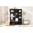 4-in-1 Hall Tree with Padded Bench, 4 Hooks, and Multi-Tier Storage Shelves-129389708