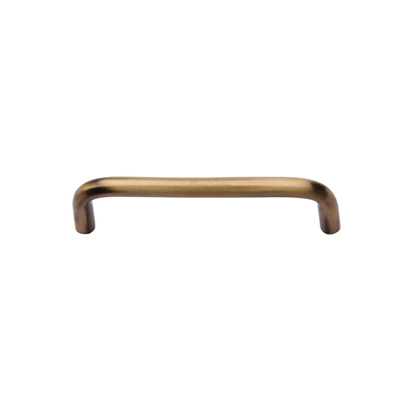 Heritage Brass Heritage Cabinet Pull Wire Design, 9.6cm L x  0.8cm W, Antique Brass