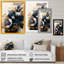 Deep Blue Calla Lily Bouquet V - Impression sur toile-176451537-176451533