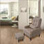 Chaise d'appoint en velours côtelé Classic