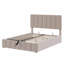 Lit plateforme tapissier double avec système de rangement hydraulique-619687921-619687920