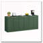 Buffet de 67 pouces avec ondulation moderne et contour arrondi