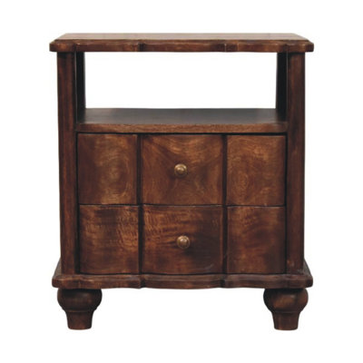 Fratar 55cm W Solid Wood Bedside Table