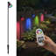 Auraglow Colour Changing IP65 Tall Outdoor Garden Spike Light