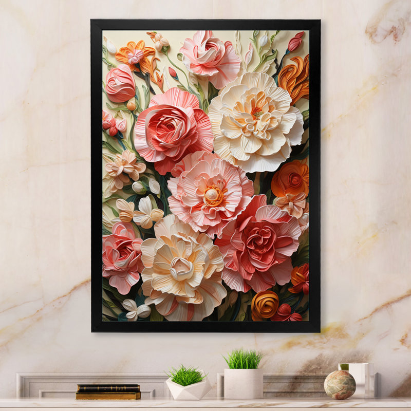 Oeillets romantiques Wylko, Cadre photo noir, H 20 po x l 12 po x P 1 po