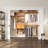 John Louis Home Solid Wood Walk-In Closet System with 3-Drawers-60277760