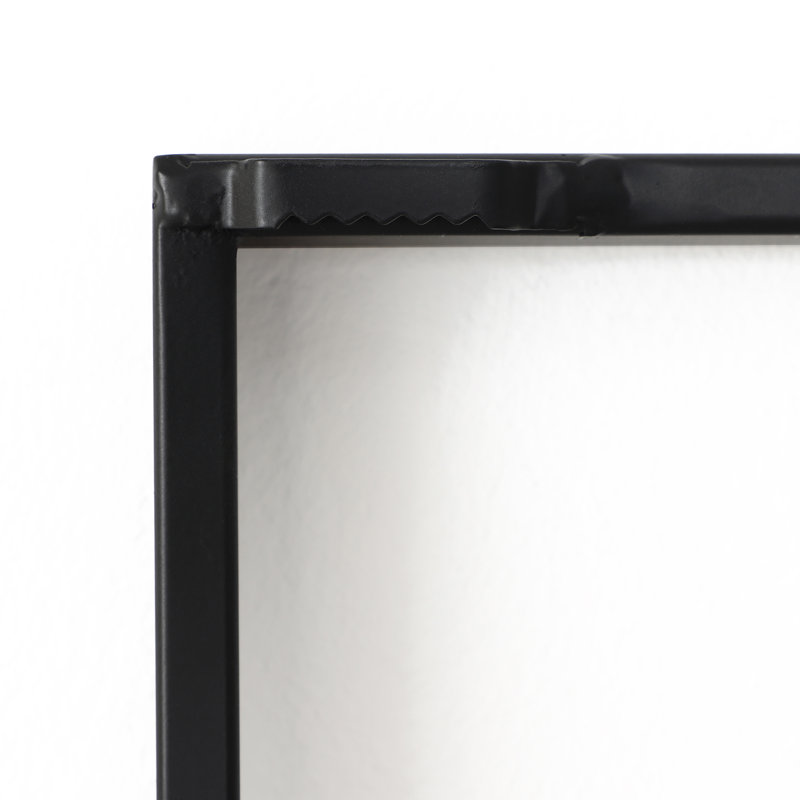 Sculpture murale en métal surdimensionnée, œuvre d'art minimaliste en fer, 40 po de largeur