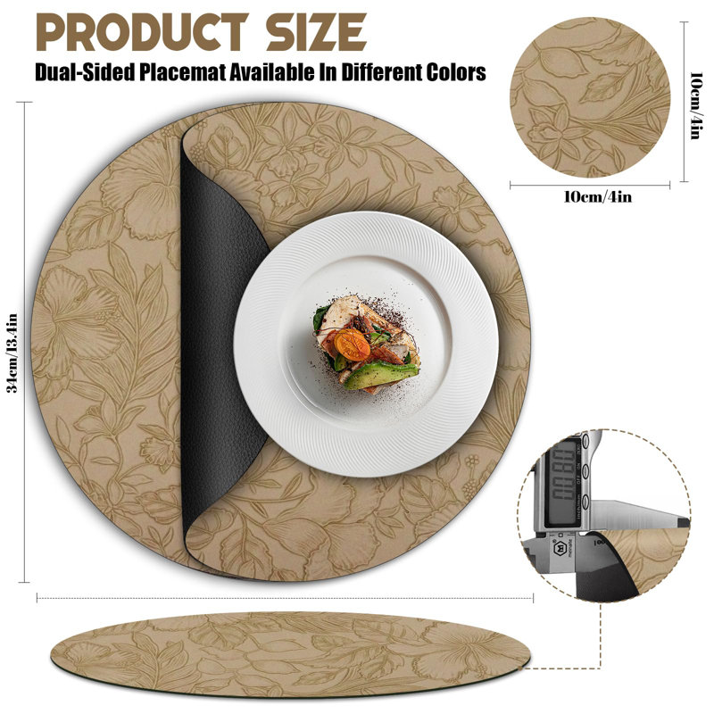 Faux Leather Placemat