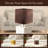 Hand Hammered Metal Tissue Box Cover-1758459868