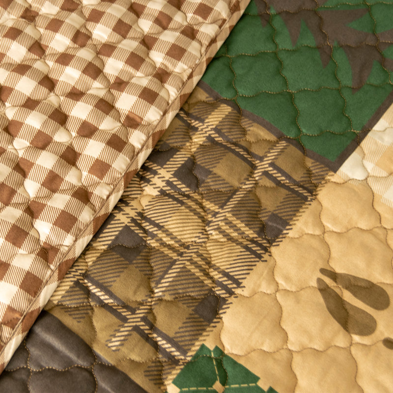 Kaylan Patchwork Quilt, Twin Quilt + 1 Sham