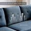Canapé de 102,4 po de largeur avec repose-pieds et banc long avec table basse-457809661
