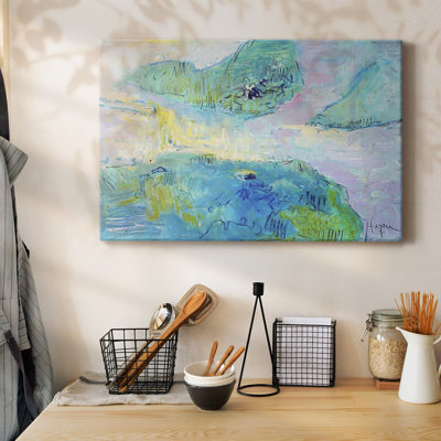 «Smooth Sailing in the Heartland», toile tendue avec châssis