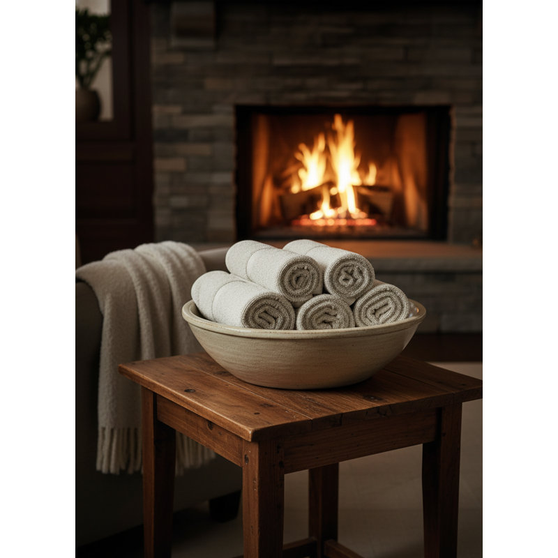 Hotel & Spa 100% Cotton Bath Towels (Set of 6), White