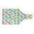 Ambesonne Hearts Tempered Glass Cutting Board Smiling Pattern Funny Design Multicolor