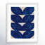 Navy Chevron Painting by Andrea Stokes-628390859-628390858
