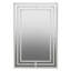 Polaris Metal Flat Wall Mirror