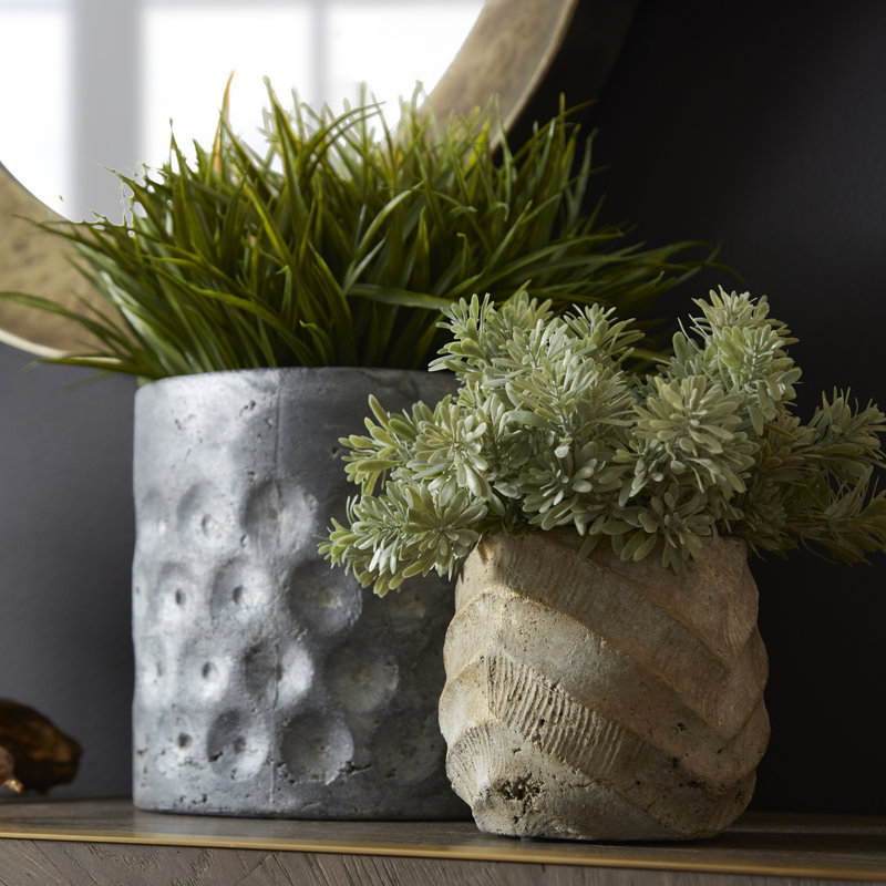 Potomac Handmade Planter, 7.75" H x 8" W x 8" D