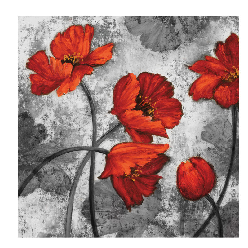 Evening Red II by Brian Francis - Wrapped Canvas Print, 45.72 cm H x 45.72 cm W x 1.91 cm D