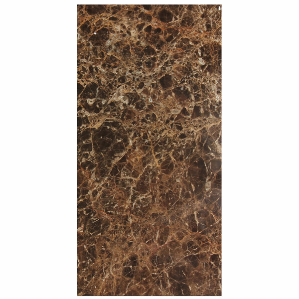 Dark Emperador 12" x 24" Marble Wall & Floor Tile
