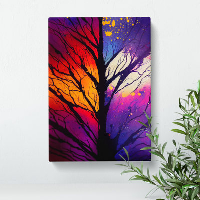 Vibrant Abstract Trees No.6 - Wall Art