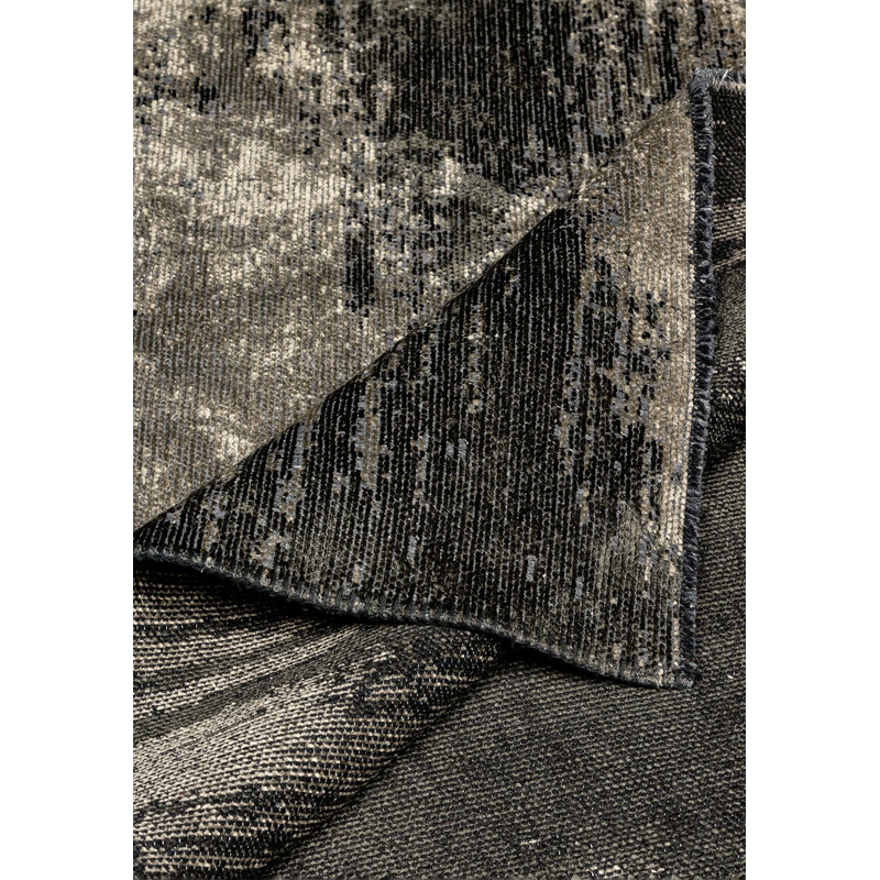 Tapis beige / gris anthracite Rapture, Rectangle 7 pi 10 po x 9 pi 10 po