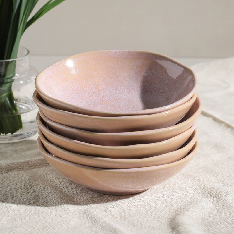 Cereal Bowl Leeara Stoneware 17.6 Oz, Oceano
