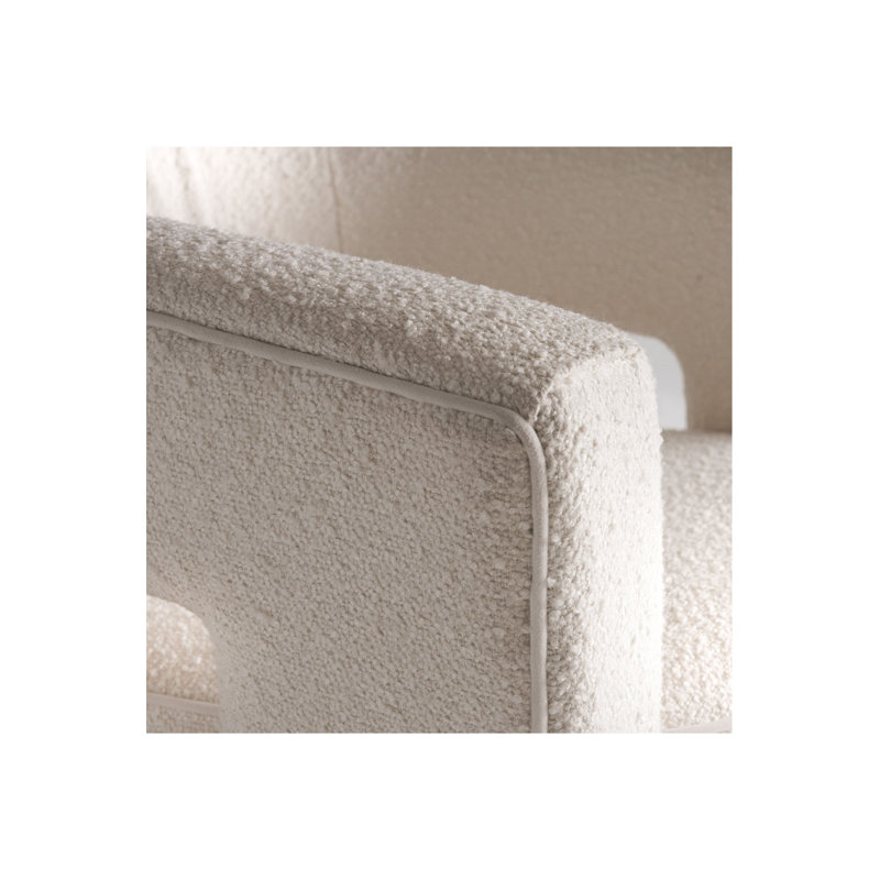Madison Swivel Armchair, Ivory Linen Blend