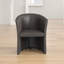 Julio Faux Leather Barrel Chair