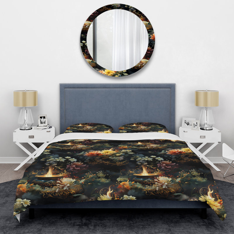 Ensemble de housse de couette en microfibre Amiyiah, Housse de couette pour très grand lit et 2 très