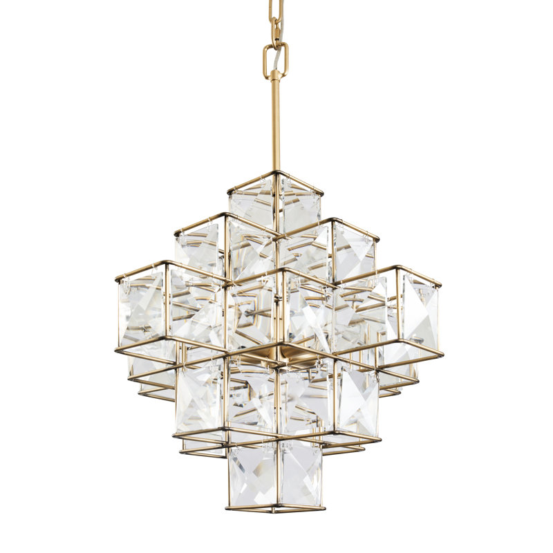 Lustre cubique 6 lumières