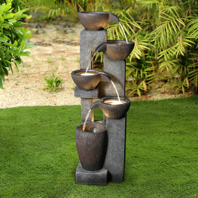 Clowser Weather Resistant Fountain with Lights