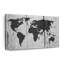 Peinture ébréchée, carte du monde sur toile-308007155