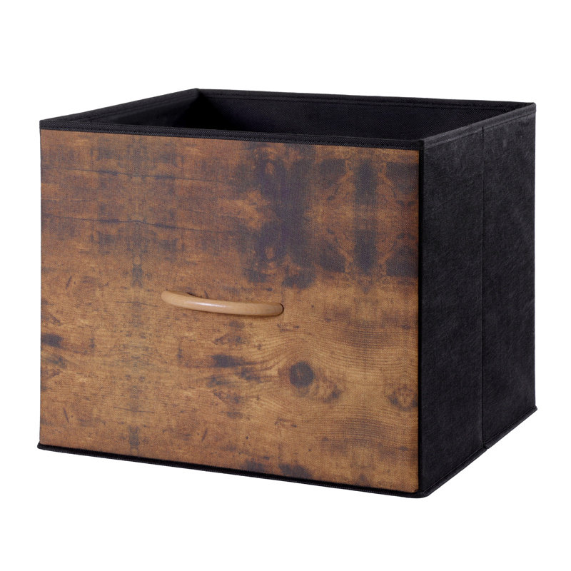 2/4/6Pcs Foldable Storage Cube Bins Fabric Storage Basket Organizer With Handles