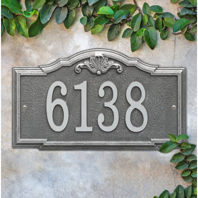 Plaque d'adresse murale 1 ligne personnalisée Gatewood