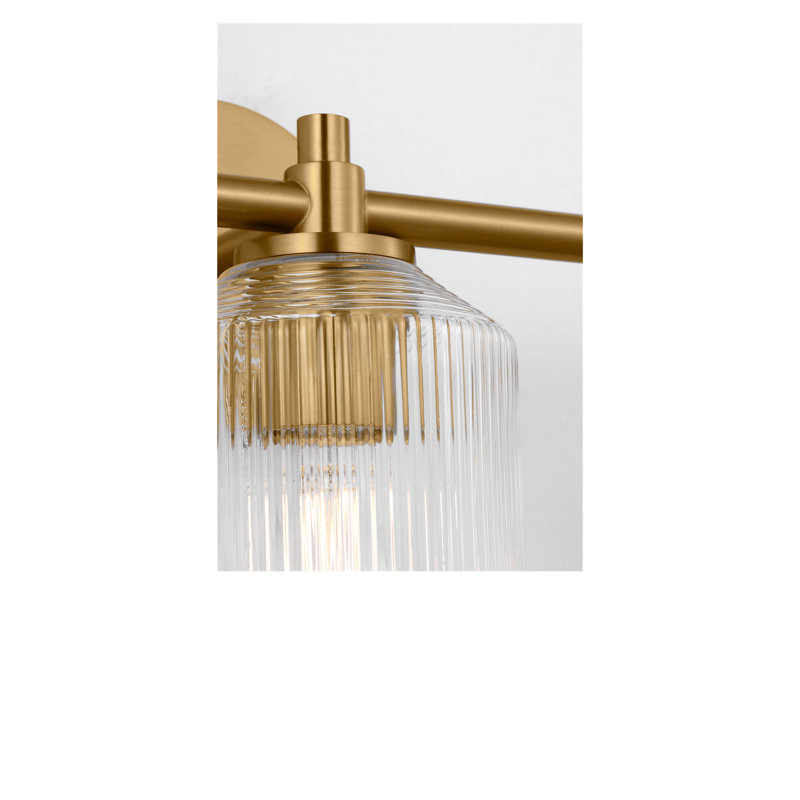 Barstow Bath, 9" H x 25.5" W x 6.125" D, Burnished Brass
