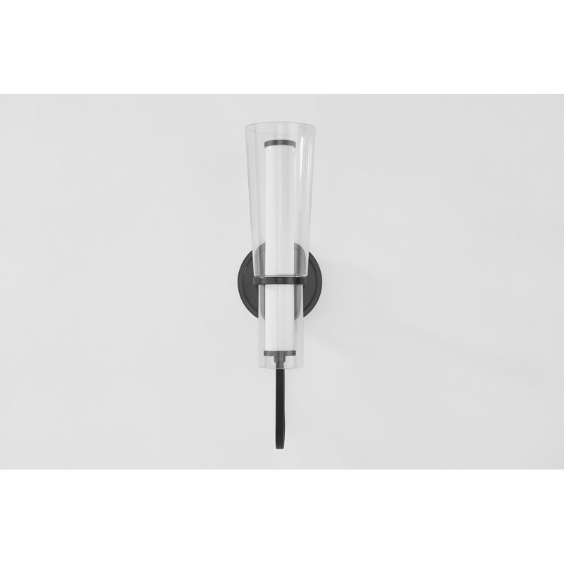 Vancouver 1 Light Wall Sconce, Old Bronze, 16.25" H x 6.5" W x 6.5" D
