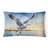 Gull Flying Low Throw Pillow-112679596