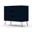 Commode anglaise 3 tiroirs Mid-Century Rockefeller-664729105