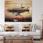 «Dirensible Balloon in Sky over City», reproduction d'impression-35121180-35121187