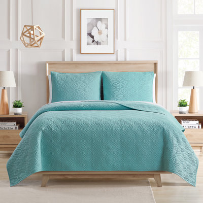 Ring Stitch Solid Colour Comforter Set