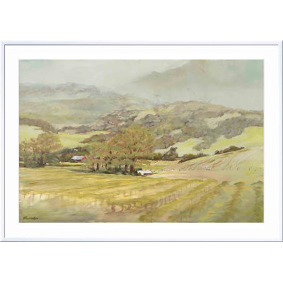 Spring Vineyard Painting by Silvia Rutledge
