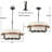Rustic Drum Chandelier 4-light Dining Room Chandelier