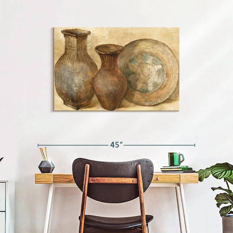 Lelar Woven Vessels II, 24" H x 36" W