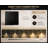 VST 6-Light Plug-In LED Puck Light Kit with Wired Touch Dimmer, 4000K Neutral White, Black